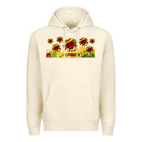 Sandshell juneteenth sunflowers libbey glass Premium Hoodie - HRA Design Shop