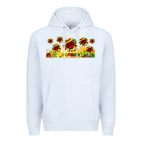 White juneteenth sunflowers libbey glass Premium Hoodie - HRA Design Shop