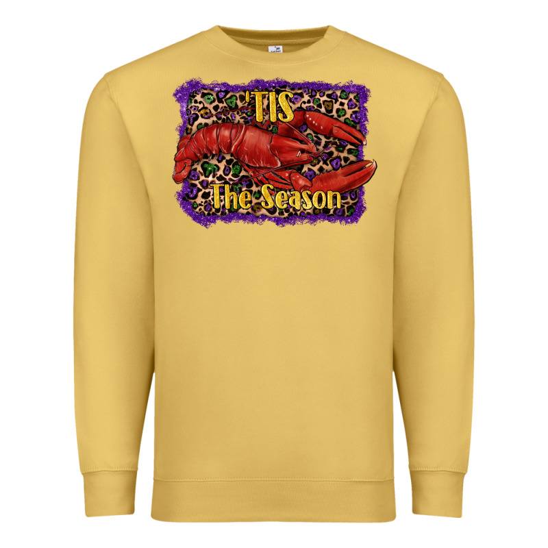 Mardi Gras Tis The Season Lobster Premium Sweatshirt by RanaPortraitStore | Teevron