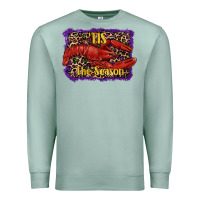 Seafoam Mardi Gras Tis The Season Lobster Premium Sweatshirt - RanaPortraitStore
