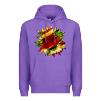 Purple juneteenth sunflower Premium Hoodie - HRA Design Shop