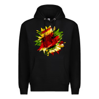 Black juneteenth sunflower Premium Hoodie - HRA Design Shop