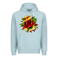 Blue Mist juneteenth sunflower Premium Hoodie - HRA Design Shop