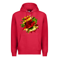 Cardinal juneteenth sunflower Premium Hoodie - HRA Design Shop