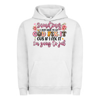 Pigment Lunar Rock sometimes i just have to let god fix it Urban Hoodie - JahusDesignShop
