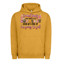 Pigment Peanut Butter sometimes i just have to let god fix it Urban Hoodie - JahusDesignShop