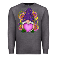Charcoal Heather Mardi Gras gnome Premium Sweatshirt - RanaPortraitStore