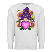 Oatmeal Heather Mardi Gras gnome Premium Sweatshirt - RanaPortraitStore