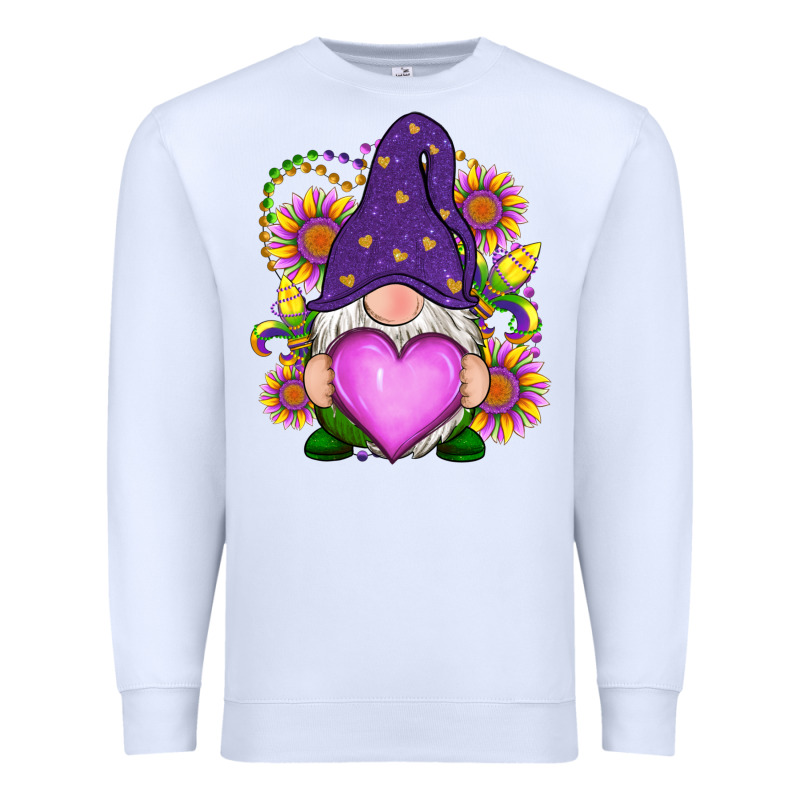 Mardi Gras Gnome Premium Sweatshirt by RanaPortraitStore | Teevron