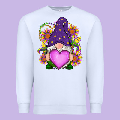 Premium Sweatshirt Mardi Gras gnome