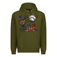 Army Green no place like home Premium Hoodie - CowhideDigitalArt