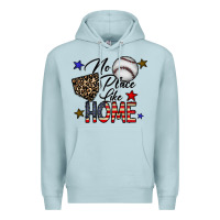 Blue Mist no place like home Premium Hoodie - CowhideDigitalArt