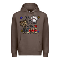 Coffee no place like home Premium Hoodie - CowhideDigitalArt