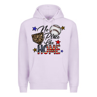Lilac no place like home Premium Hoodie - CowhideDigitalArt