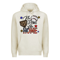 Oatmeal Heather no place like home Premium Hoodie - CowhideDigitalArt