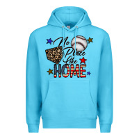 Ocean Blue no place like home Premium Hoodie - CowhideDigitalArt
