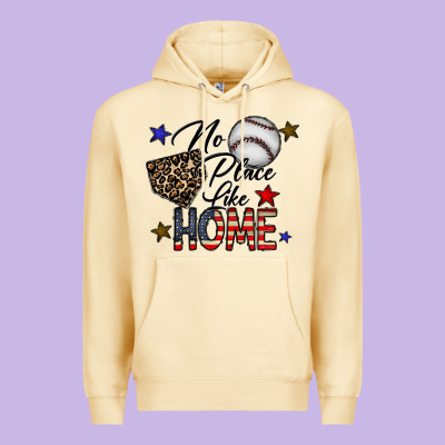 No Place Like Home Premium Hoodie Designed By Cowhidedigitalart