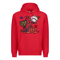 Red no place like home Premium Hoodie - CowhideDigitalArt