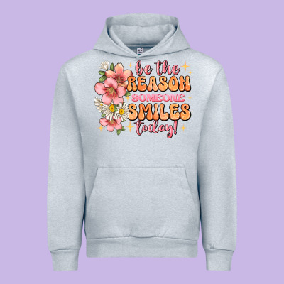 Be The Reason Someone Smiles Today Urban Hoodie Designed By Jahusdesignshop