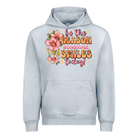 Heather Grey be the reason someone smiles today Urban Hoodie - JahusDesignShop