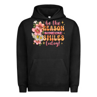 Pigment Black be the reason someone smiles today Urban Hoodie - JahusDesignShop