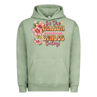 Pigment Oil Green be the reason someone smiles today Urban Hoodie - JahusDesignShop