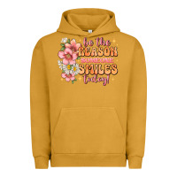Pigment Peanut Butter be the reason someone smiles today Urban Hoodie - JahusDesignShop