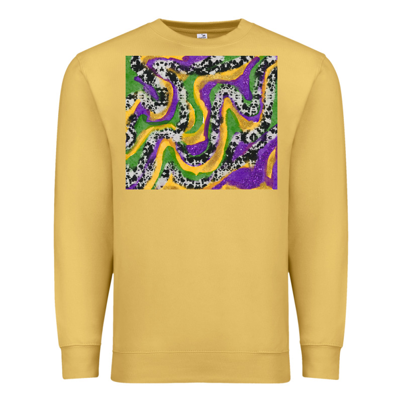 Mardi Gras Cowhide Premium Sweatshirt by RanaPortraitStore | Teevron