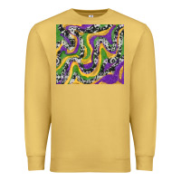 Antique Gold Mardi Gras Cowhide Premium Sweatshirt - RanaPortraitStore