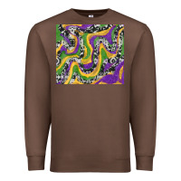 Chestnut Mardi Gras Cowhide Premium Sweatshirt - RanaPortraitStore