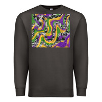 Smoke Mardi Gras Cowhide Premium Sweatshirt - RanaPortraitStore