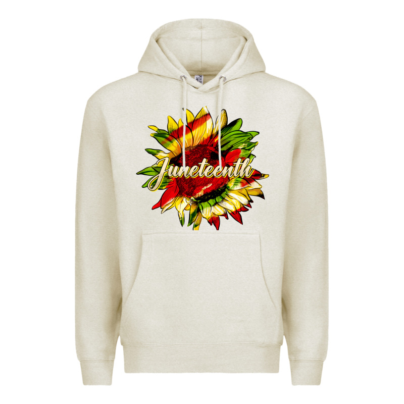 Juneteenth Sunflower Black Lives Matter Premium Hoodie by HRA Design Shop | Teevron