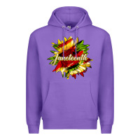 Purple juneteenth sunflower black lives matter Premium Hoodie - HRA Design Shop