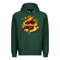 Sports Green juneteenth sunflower black lives matter Premium Hoodie - HRA Design Shop