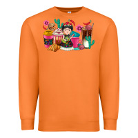 Carrot But first cafecito y chismecito Premium Sweatshirt - RanaPortraitStore
