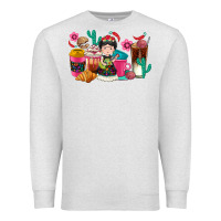 Oatmeal Heather But first cafecito y chismecito Premium Sweatshirt - RanaPortraitStore