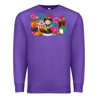 Purple But first cafecito y chismecito Premium Sweatshirt - RanaPortraitStore