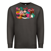 Smoke But first cafecito y chismecito Premium Sweatshirt - RanaPortraitStore