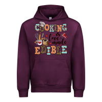 Mauve Wine cooking is love made edible Urban Hoodie - AdoDesignShop