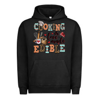 Pigment Black cooking is love made edible Urban Hoodie - AdoDesignShop