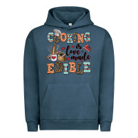 Pigment Midnight Navy cooking is love made edible Urban Hoodie - AdoDesignShop