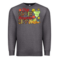 Charcoal Heather Chip dippin' margarita sippin' Premium Sweatshirt - RanaPortraitStore