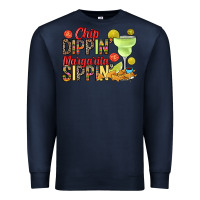 Navy Chip dippin' margarita sippin' Premium Sweatshirt - RanaPortraitStore