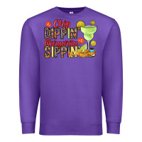 Purple Chip dippin' margarita sippin' Premium Sweatshirt - RanaPortraitStore