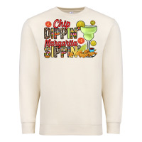 Chip Dippin' Margarita Sippin' Premium Sweatshirt | Teevron