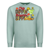 Seafoam Chip dippin' margarita sippin' Premium Sweatshirt - RanaPortraitStore