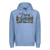 Colony Blue raising believers Premium Hoodie - CowhideDigitalArt