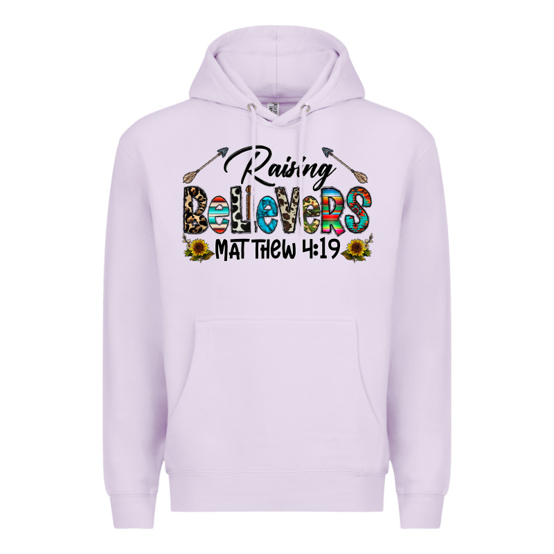 Raising Believers Premium Hoodie by CowhideDigitalArt | Teevron