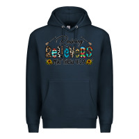 Navy raising believers Premium Hoodie - CowhideDigitalArt