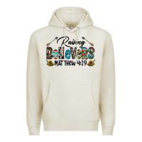Oatmeal Heather raising believers Premium Hoodie - CowhideDigitalArt